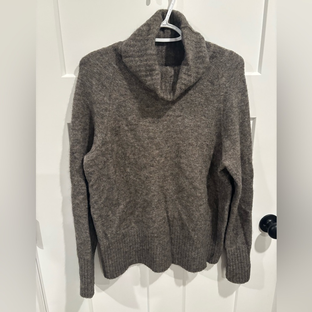Babaton Charcoal Cowl Neck Sweater